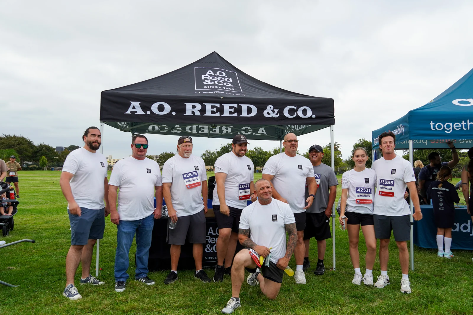 A.O. Reed employees at the Carry Forward charity event.