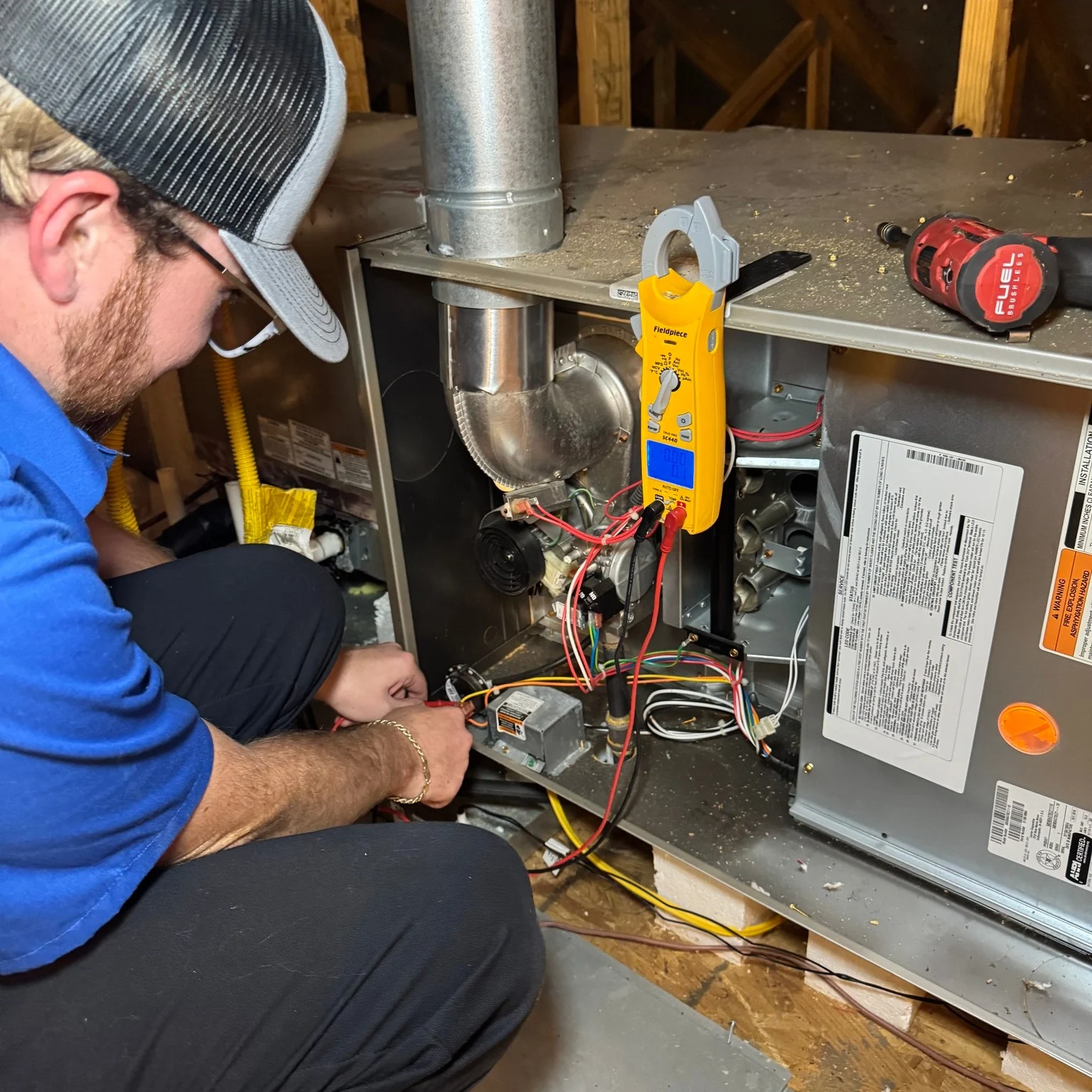 Work shared by A-Plus Air Conditioning & Home Solutions