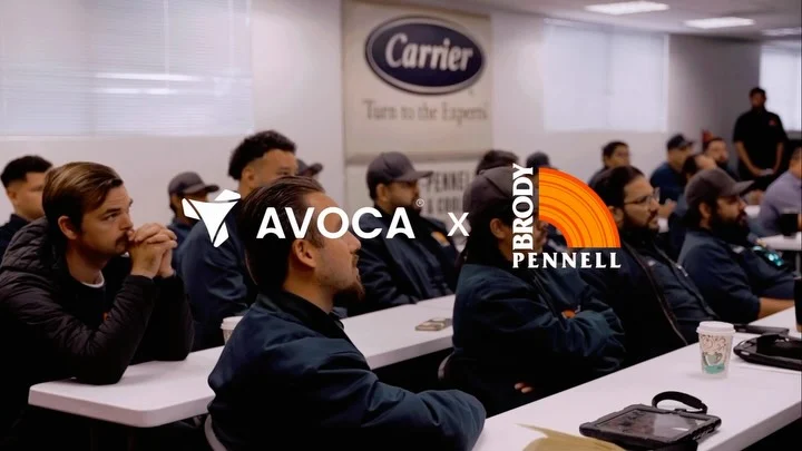 Brody Pennell staff in a Carrier training session — Instagram video still.