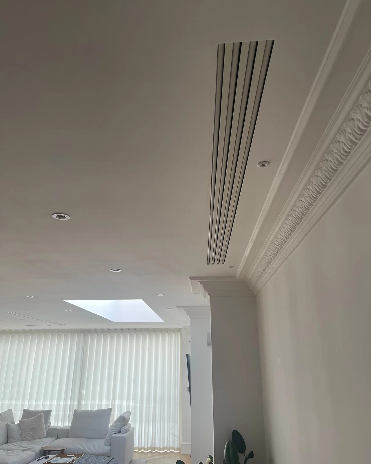 Concealed ceiling air-conditioning installation published by Cool Electrics.