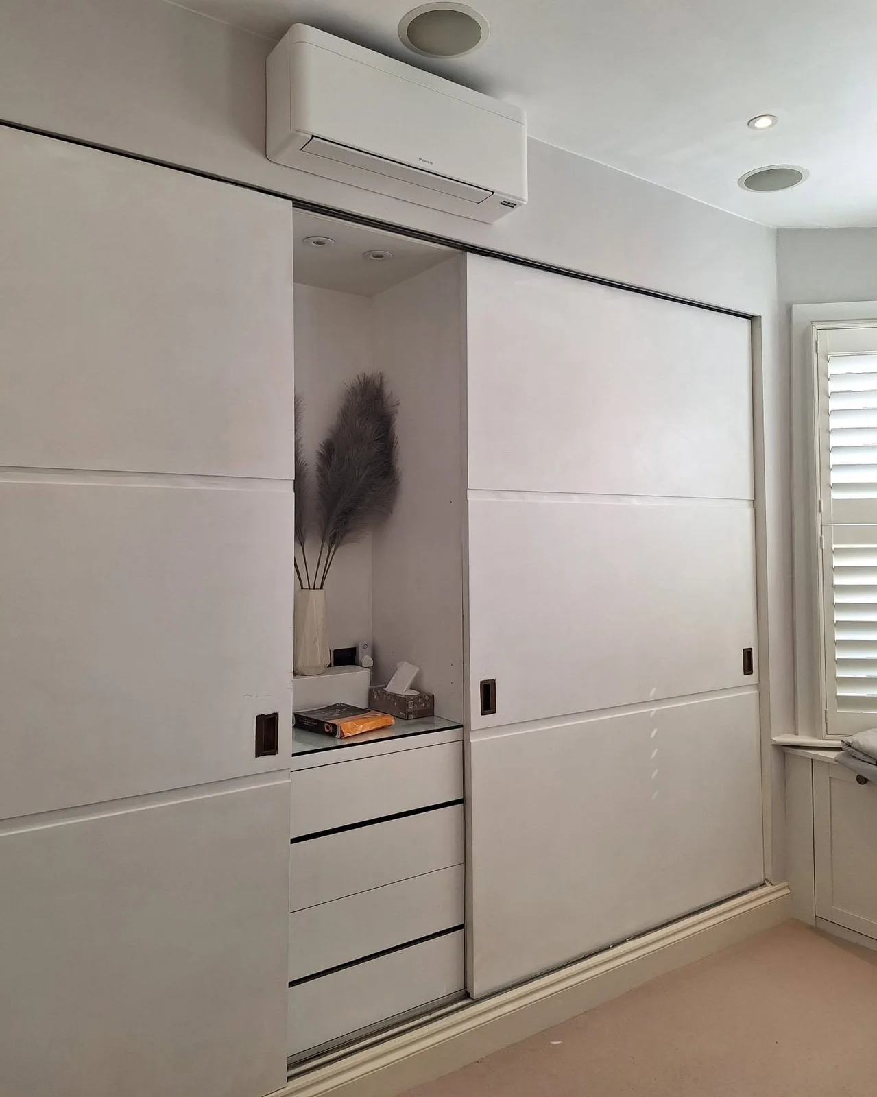 Daikin wall-mounted air conditioner installed by Cool Electrics in southwest London.