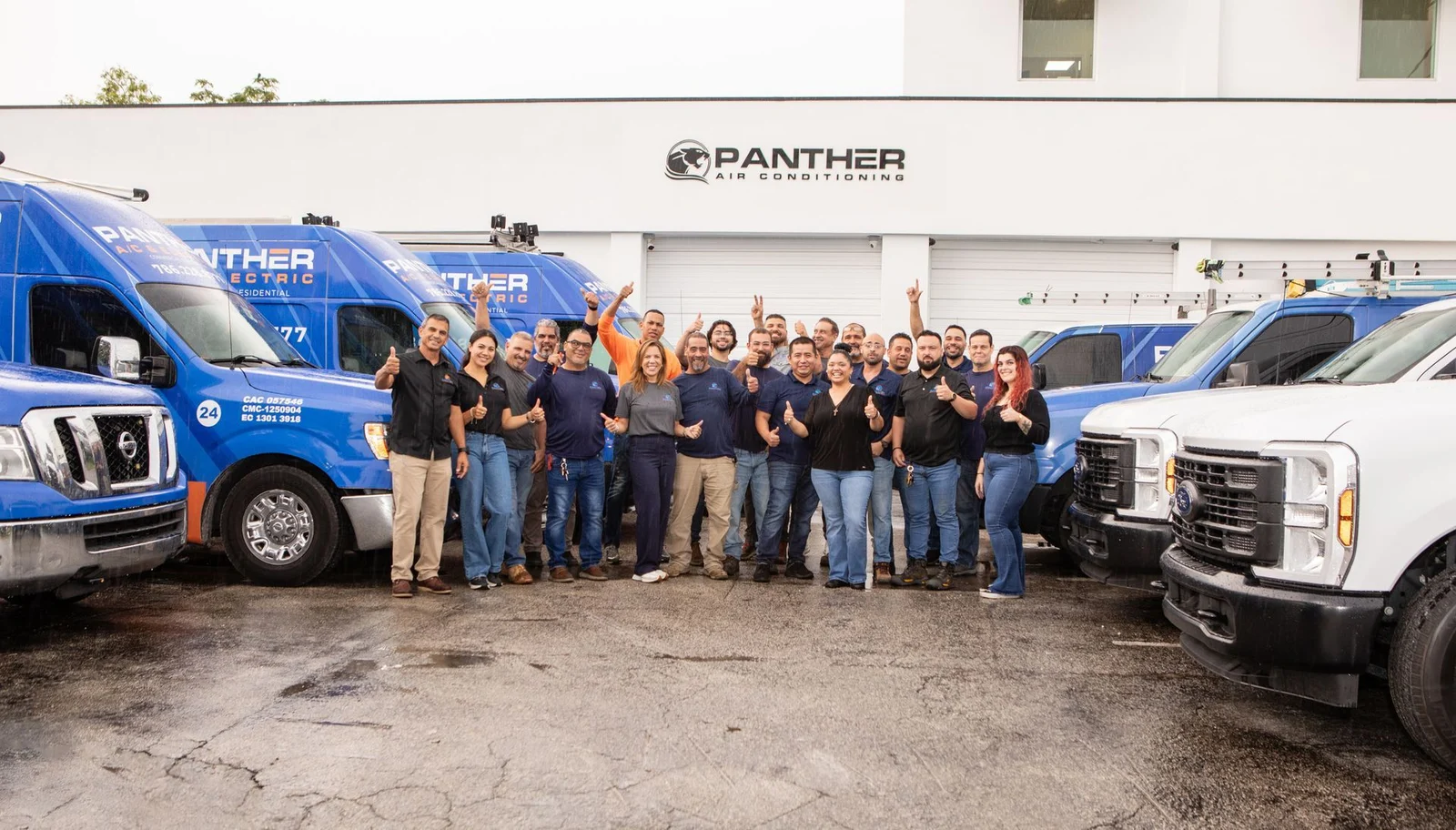 Work shared by Panther Air Conditioning and Electric