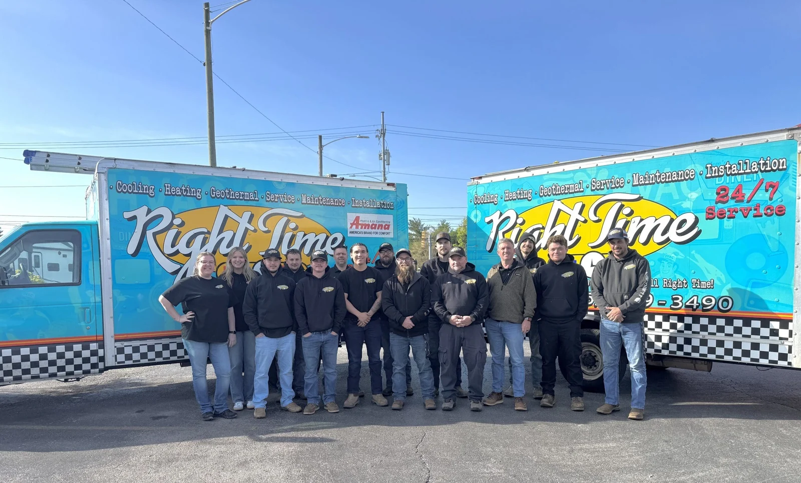 Work shared by Right Time HVAC